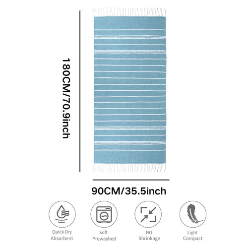 Fouta en coton absorbant